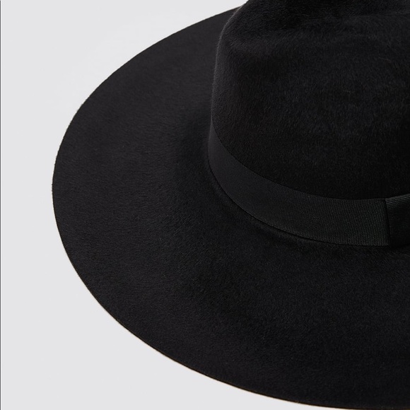 ZARA Wool Wide Brim Hat - Picture 6 of 10